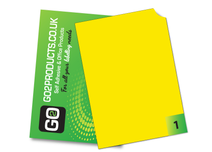 A4 Labels 210 × 297mm – 1 Label Per Sheet