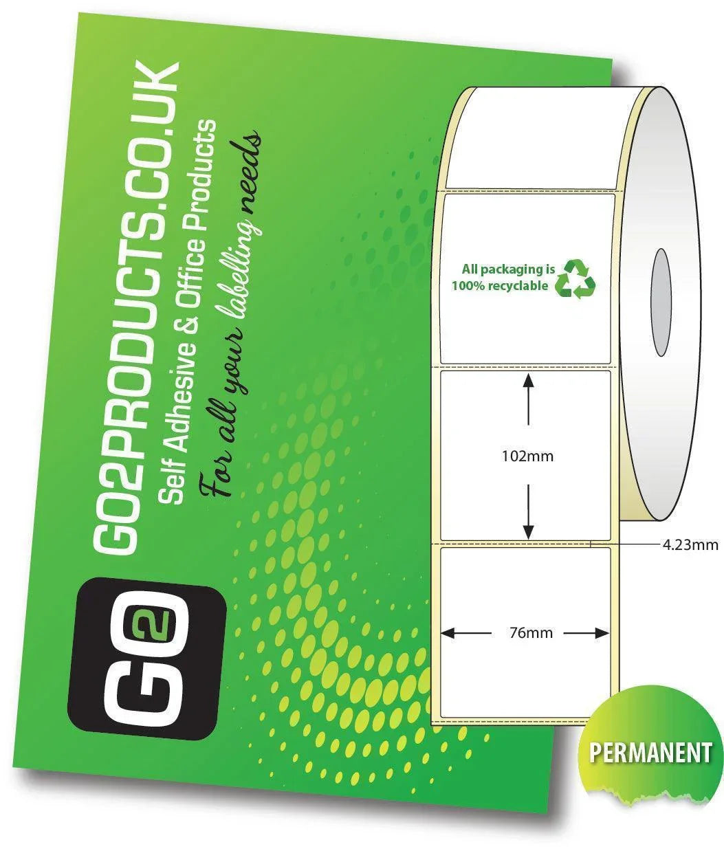 Honeywell PC42D Direct Thermal Roll Labels - Go2products