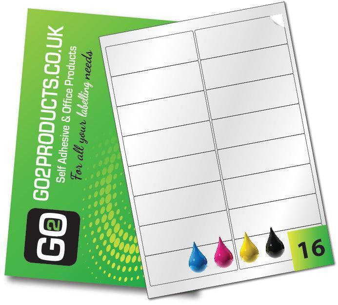 Inkjet Gloss White Labels (99.1mm x 33.9mm) - Go2products