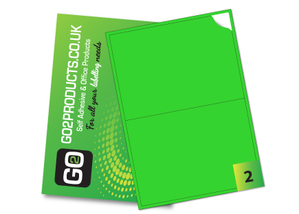 Large A4 Labels – 199.6 × 143.5mm, 2 Per Sheet