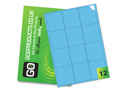 Rectangle Labels – 63.5 × 72mm, 12 Per A4 Sheet