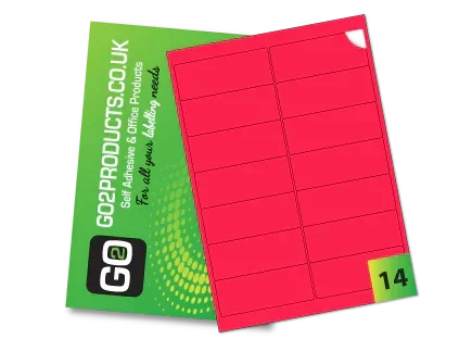 Fluorescent A4 Labels – Round & Rectangle