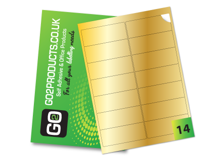 Rectangle Address Labels – 99.1 × 38.1mm, 14 Per A4 Sheet