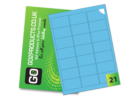 21 Rectangle Labels per A4 Sheet – 63.5mm × 38.1mm (L7160)