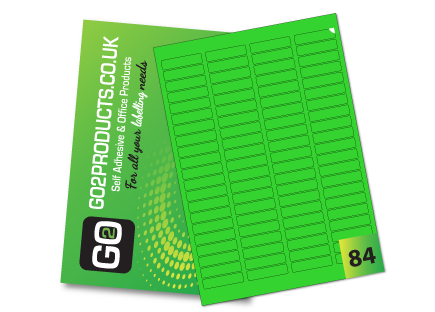 84 Rectangle Labels per A4 Sheet – 46mm × 11.1mm