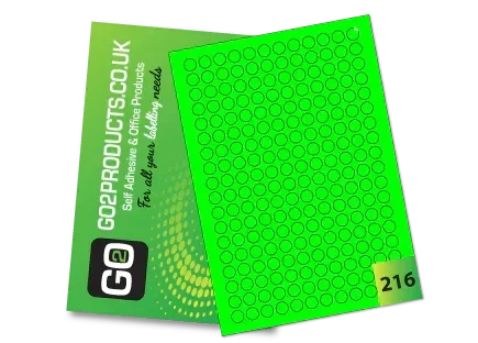 13mm Round Labels – 216 Per A4 Sheet