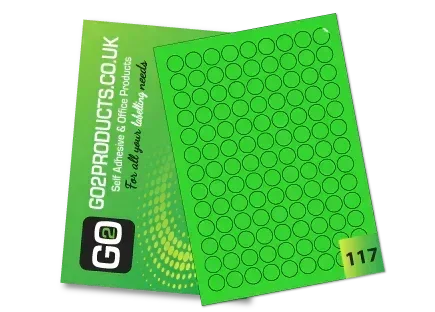 Coloured A4 Labels – Red, Green, Yellow & Blue