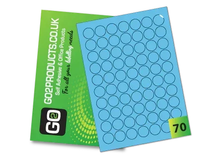 Coloured A4 Labels – Red, Green, Yellow & Blue