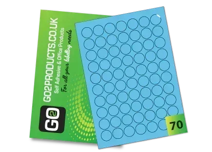 Coloured A4 Labels – Red, Green, Yellow & Blue