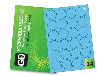 Coloured A4 Labels – Red, Green, Yellow & Blue