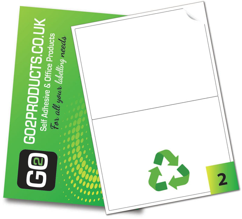 Recycled Paper Labels (199.6mm x 143.5mm)