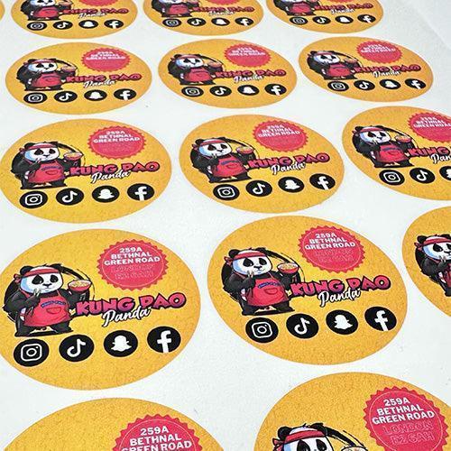 Personalised Round Stickers - Go2products