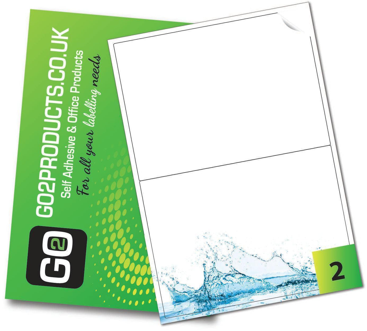 Waterproof Polyethylene Labels (199.6 x 143.5mm) - Go2products