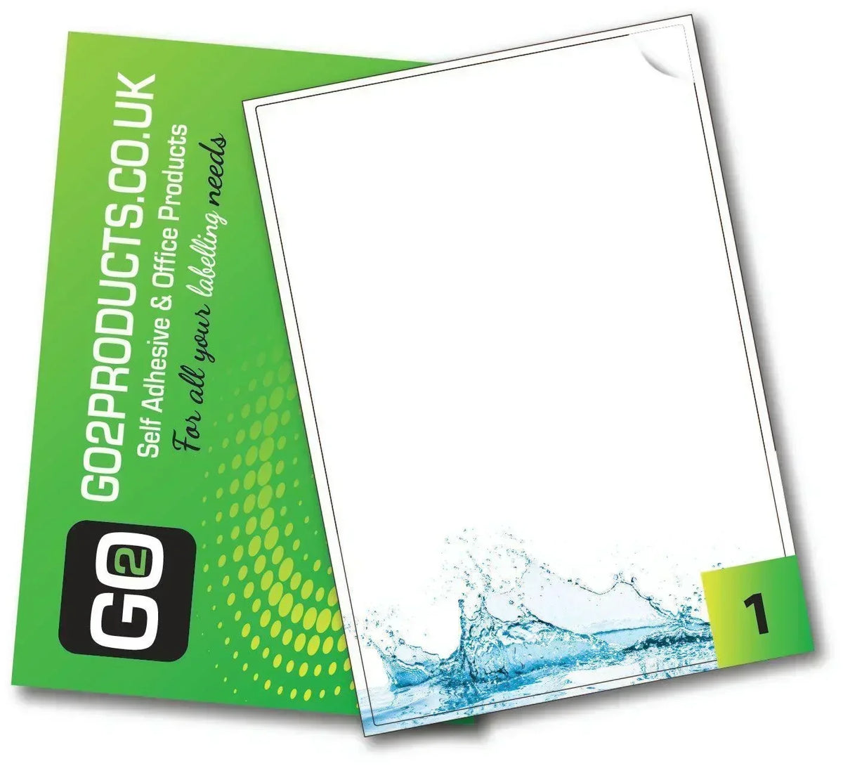 Waterproof Polyethylene Labels (199.6 x 289.1mm) - Go2products