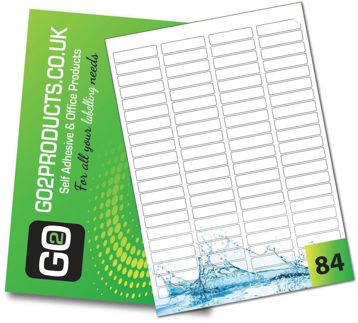 Waterproof Polyethylene Labels (46 x 11.1mm) - Go2products