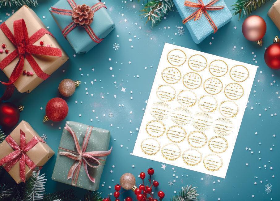 Stars christmas Gift Labels - Go2products