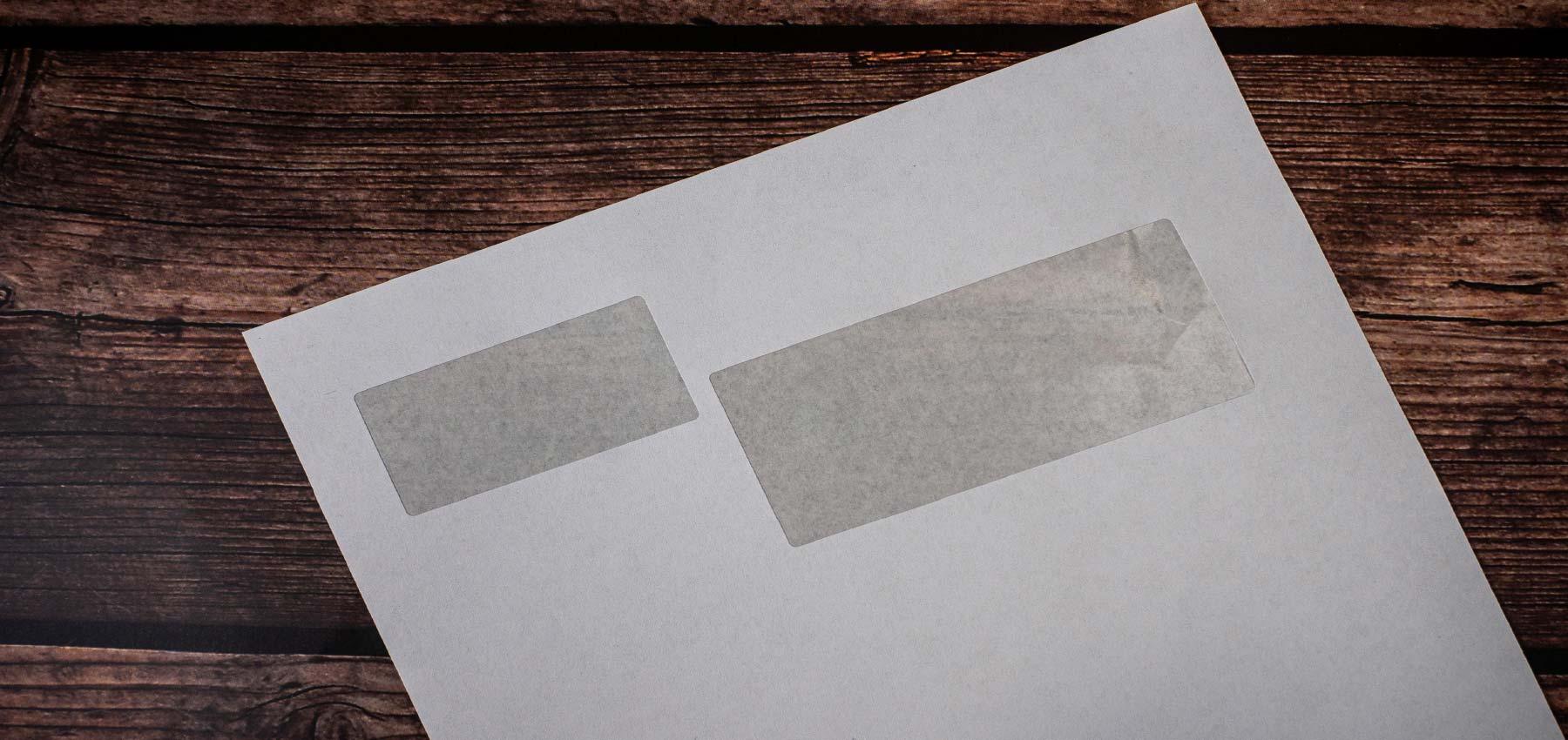 Integrated white paper label