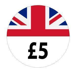 25mm Union Jack Price Labels - Go2products