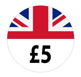 30mm Union Jack Price Labels - Go2products