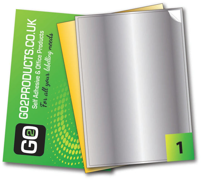 Metallic Paper Labels (199.6mm x 289.1mm) - Go2products