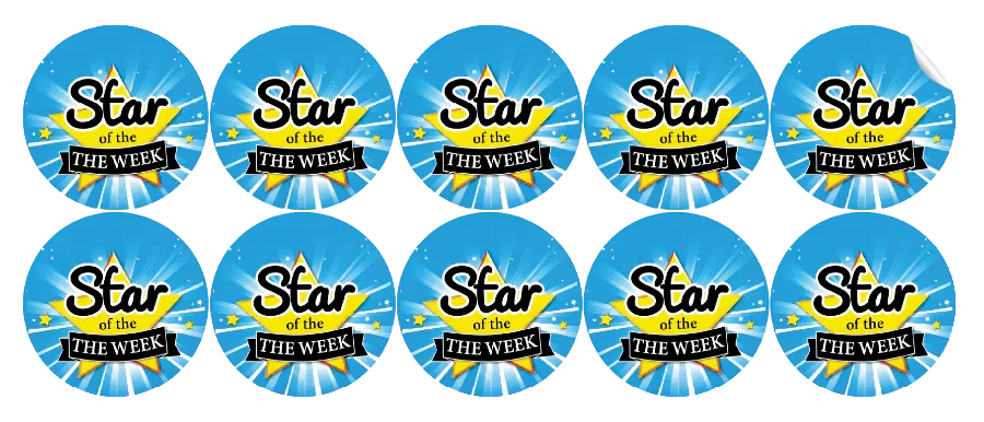 star of the week stickers