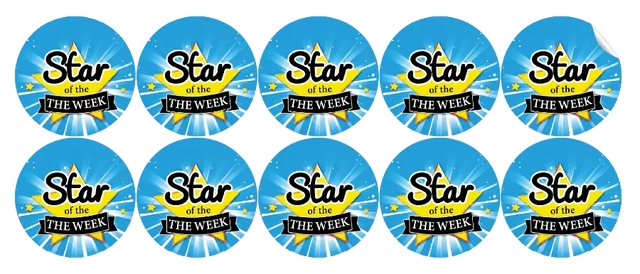 star of the week stickers