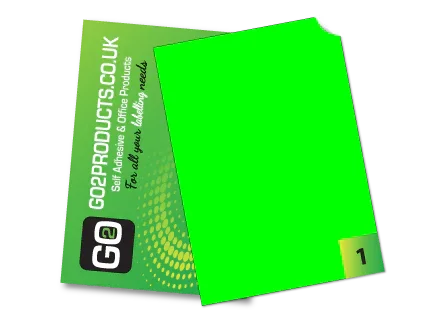 Fluorescent A4 Labels – Round & Rectangle