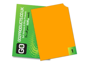 Fluorescent A4 Labels – Round & Rectangle