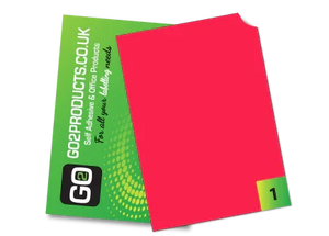 Fluorescent A4 Labels – Round & Rectangle