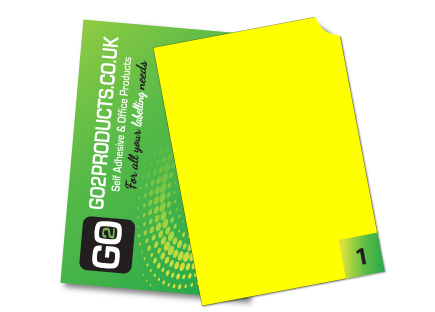 A4 Labels 210 × 297mm – 1 Label Per Sheet
