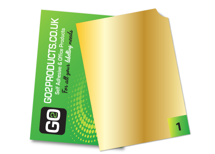 A4 Labels 210 × 297mm – 1 Label Per Sheet