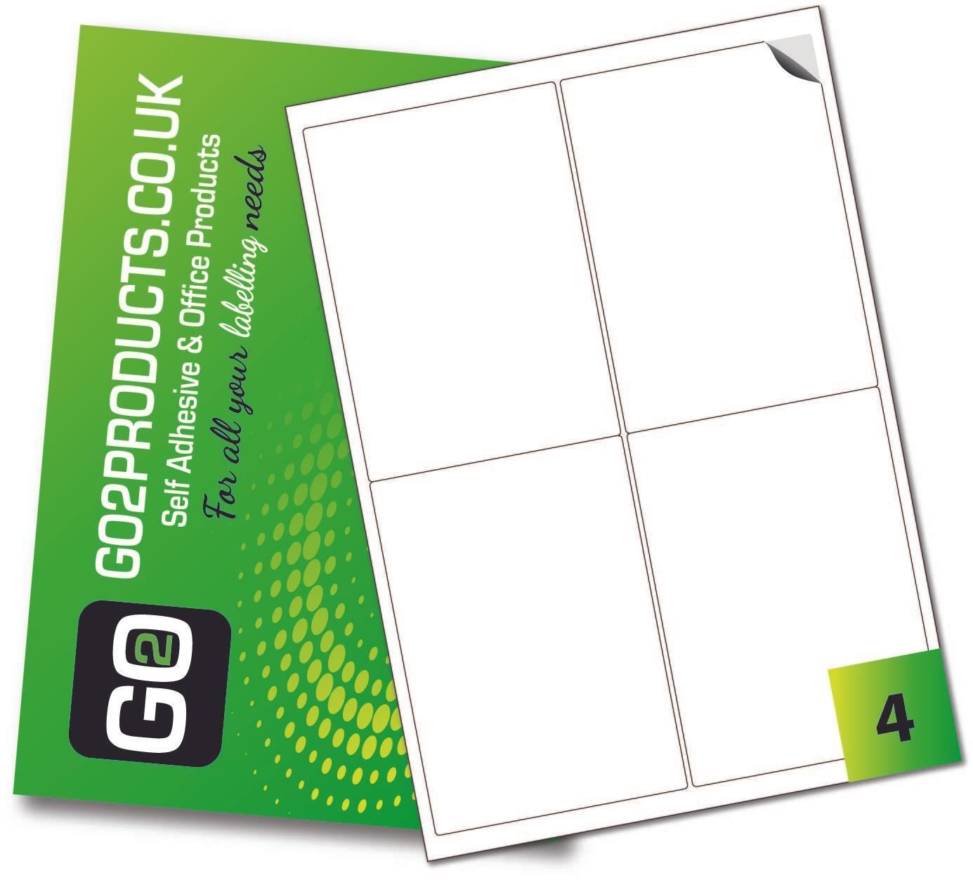 Opaque Blockout Labels (99.1mm x 139mm) - Go2products