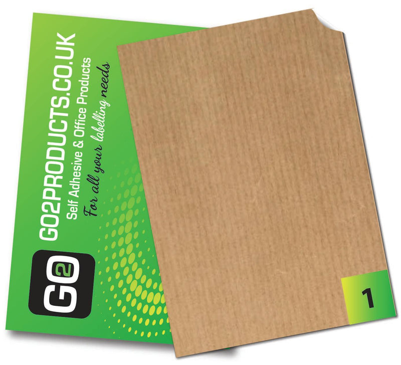 Brown Kraft Labels 210mm x 297mm - Go2products