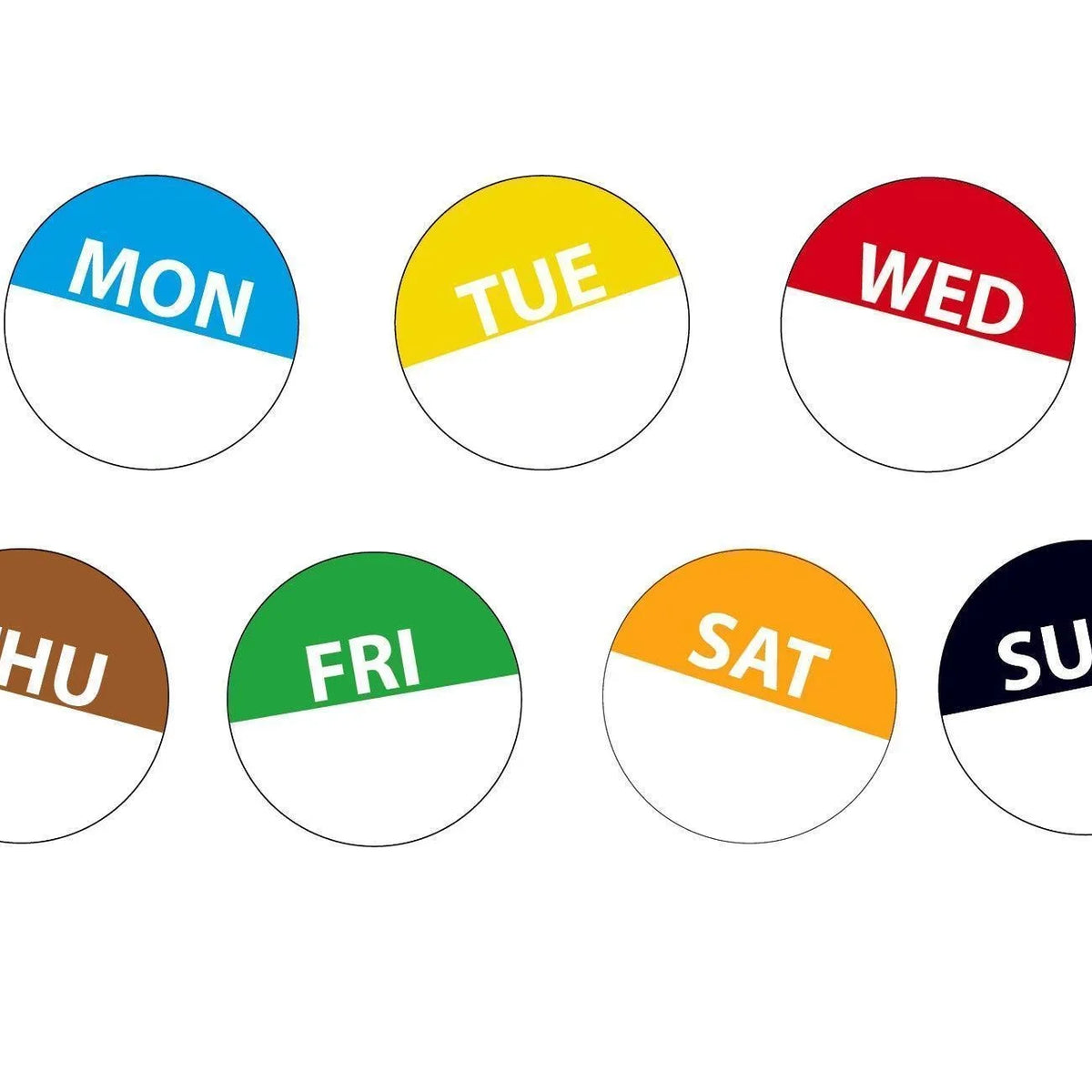 Day Dot Labels On Sheets | Food Labels With Go2products
