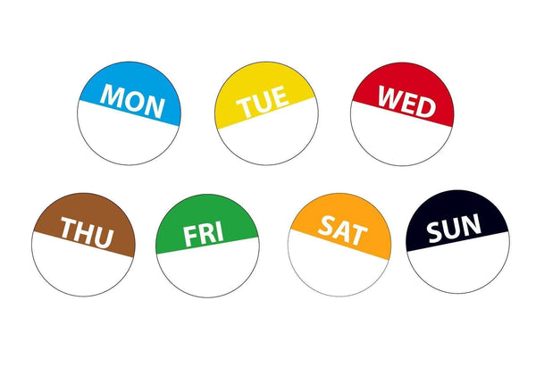 Keydot Labels Day Dot Labels On Sheets | Food Labels With Go2products