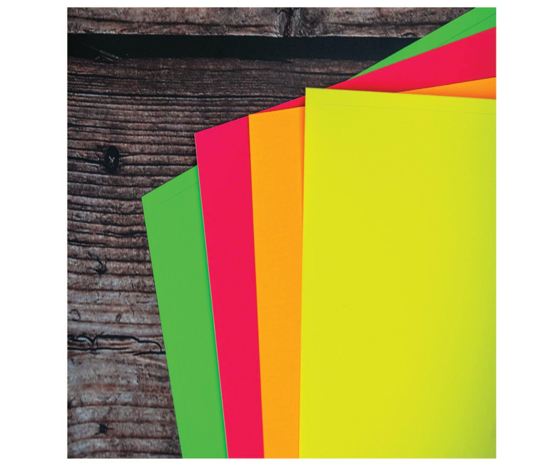 Fluorescent Coloured Labels (210mm x 297mm) - Go2products