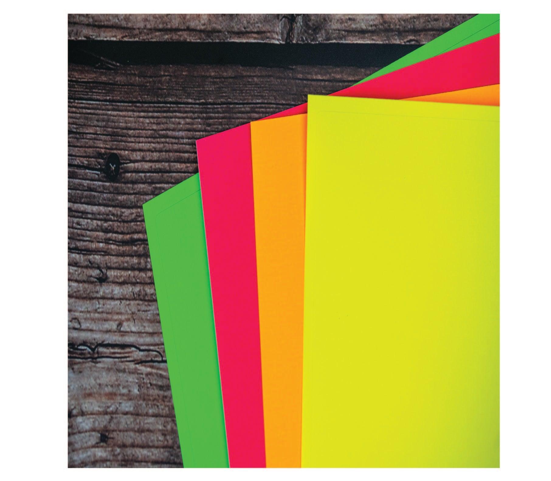 Fluorescent Coloured Labels (63.5mm x 38.1mm) - Go2products