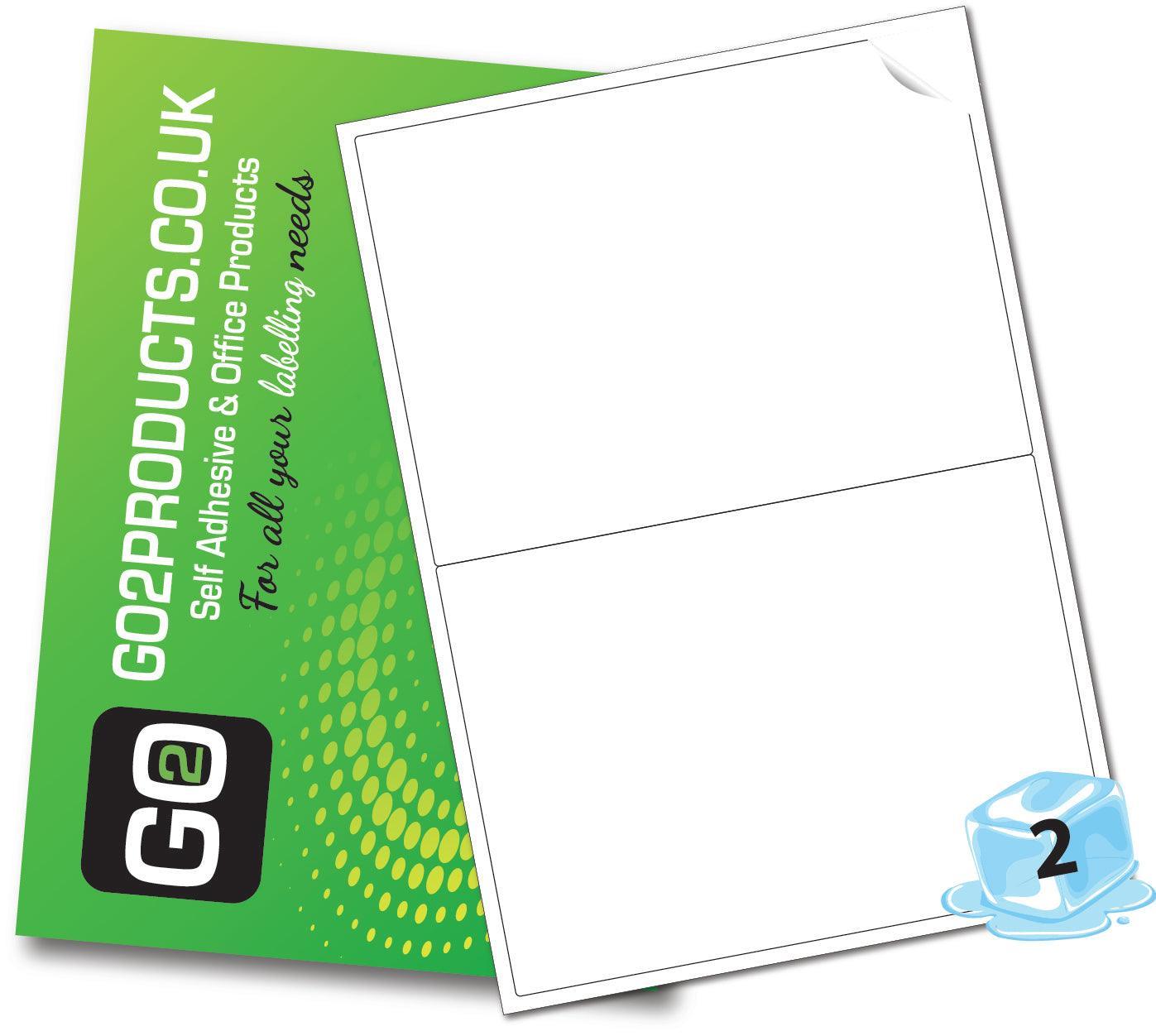 Deep Freeze Labels (199.6mm x 143.5mm) - Go2products