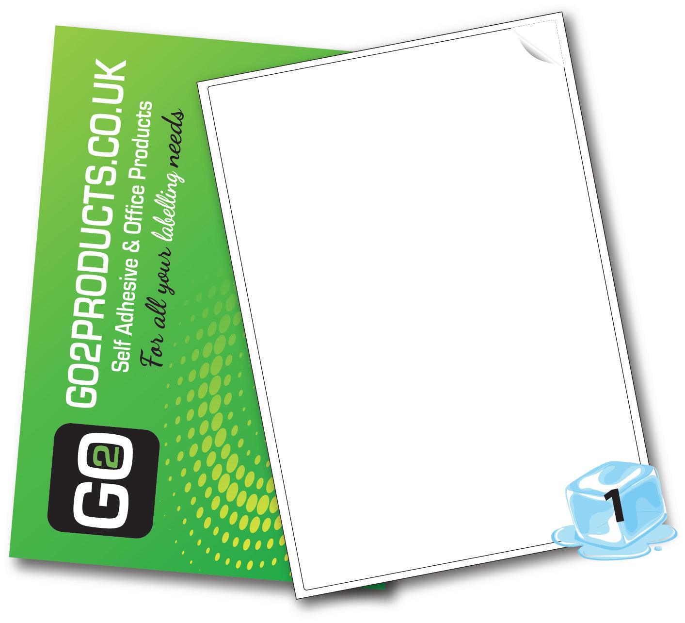 Deep Freeze Labels (199.6mm x 289.1mm) - Go2products