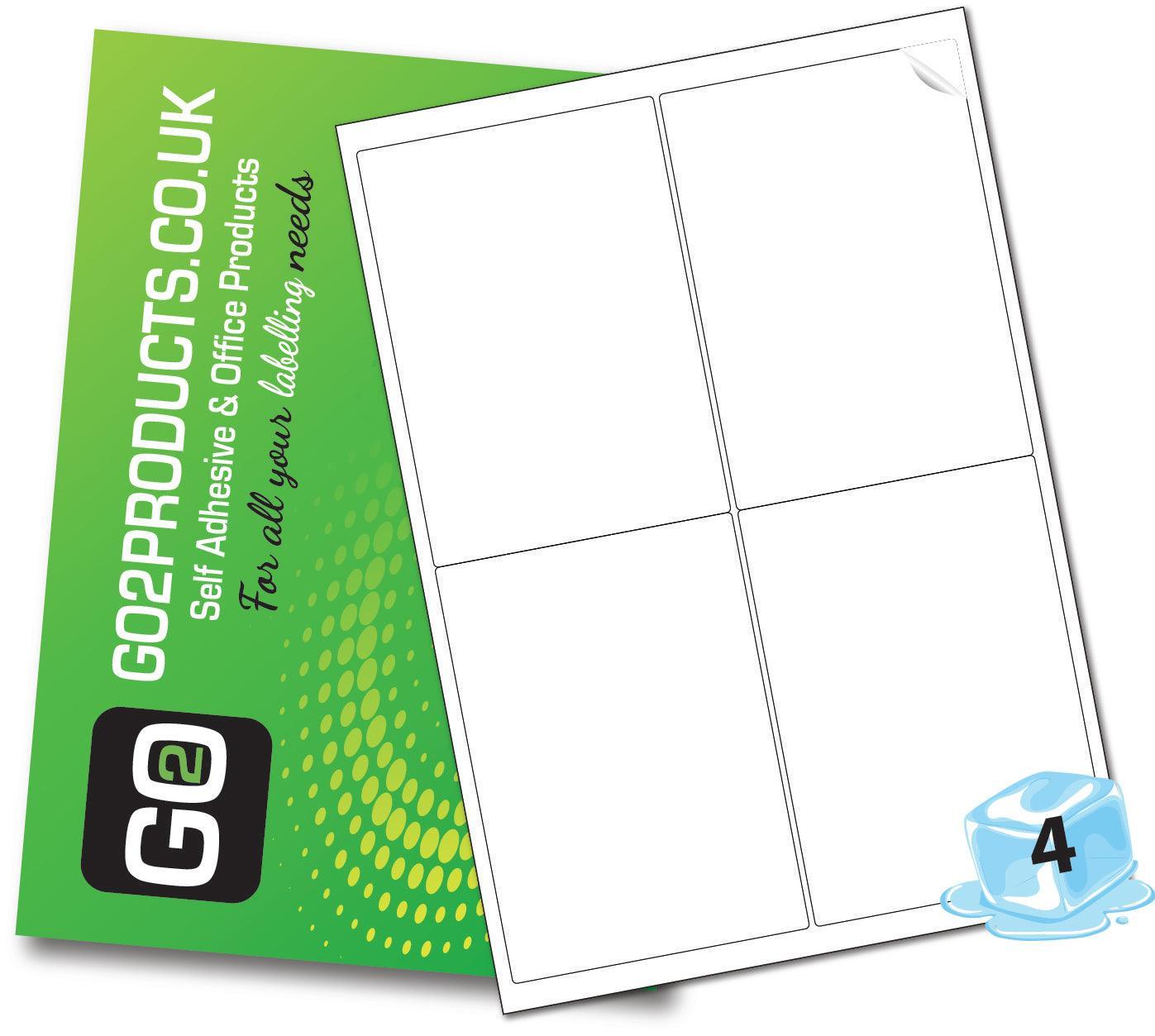 Deep Freeze Labels (99.1mm x 139mm) - Go2products