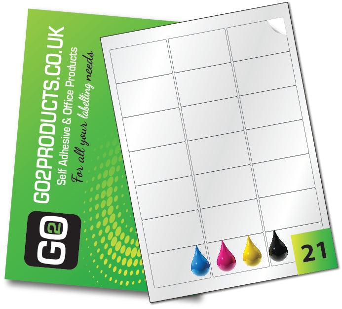 Inkjet Gloss White Labels (63.5mm x 38.1mm) - Go2products