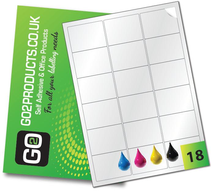 Inkjet Gloss White Labels (63.5mm x 46.6mm) - Go2products