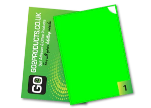 Fluorescent A4 Labels – Round & Rectangle