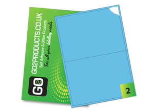 Large A4 Labels – 199.6 × 143.5mm, 2 Per Sheet