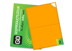Large A4 Labels – 199.6 × 143.5mm, 2 Per Sheet