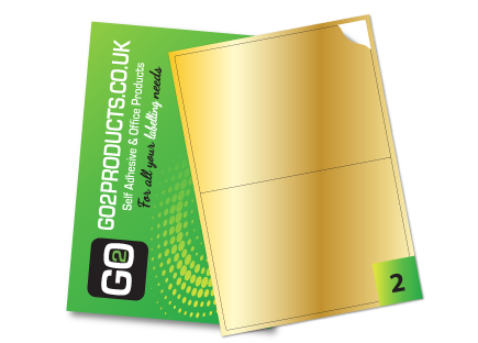 Large A4 Labels – 199.6 × 143.5mm, 2 Per Sheet