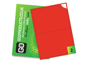 Large A4 Labels – 199.6 × 143.5mm, 2 Per Sheet