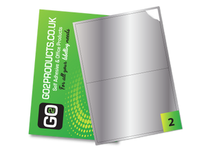 Large A4 Labels – 199.6 × 143.5mm, 2 Per Sheet