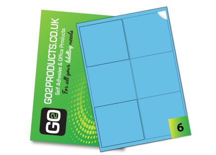 Rectangle Labels – 99.1 × 93.1mm, 6 Per A4 Sheet