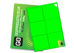 Rectangle Labels – 99.1 × 93.1mm, 6 Per A4 Sheet